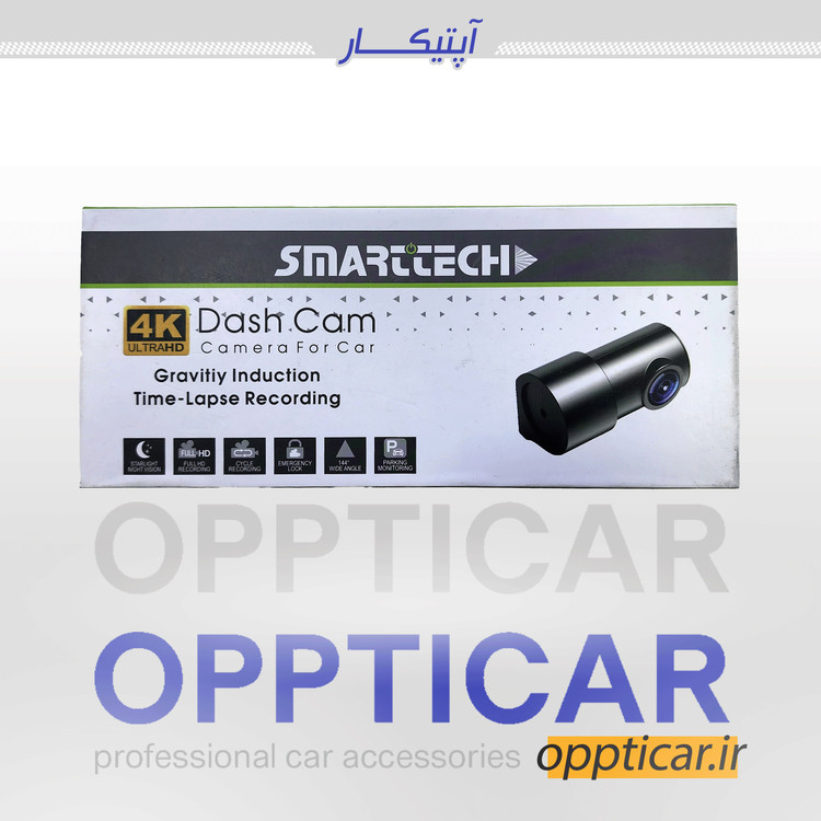 دوربین ثبت وقایع خودرو SmartTech SM-190 – دو کاناله 4K مخفی با Wi-Fi و سنسور G